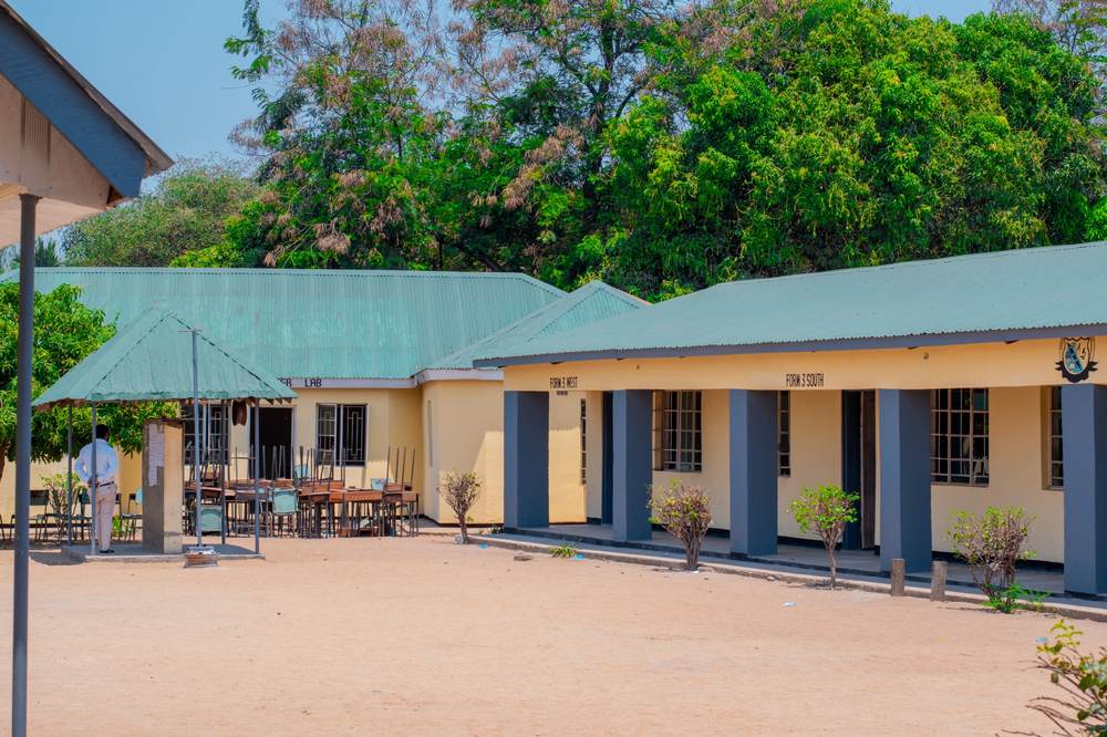 Orama Private Secondary School classroom block and administration building